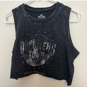 Hollister Crop Top Dreamers Tour Size Small